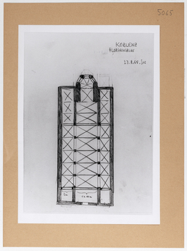 Vorschaubild Koblenz: Florinskirche, Skizze Wolfgang Schöne 1965